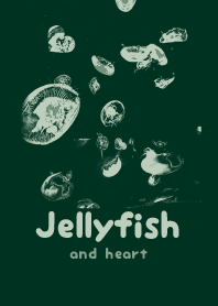Jellyfish & heart Blue Pruses