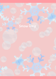 Snowy Days on  pink JP