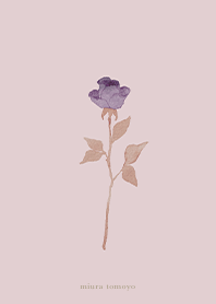 simple 紫の薔薇ブーケ