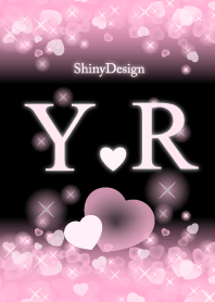 Y&R イニシャル 運気UP!ピンクハート