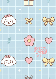 Sweet Puppy Icon Pattern