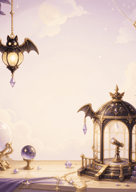 Onyx Bat Lantern Fortune Observatory