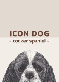 ICON DOG - Cocker Spaniel - BROWN/02