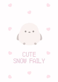 ゆるかわシマエナガ柄[ベージュ]