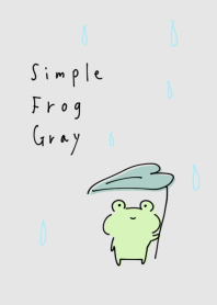 Simple frog gray.