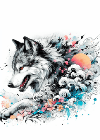 The Wind-Chasing Grey Wolf