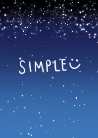 Be absorbed, simple. Night sky ver