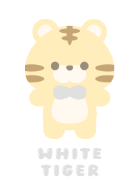 Cute Tiger [White&Beige]