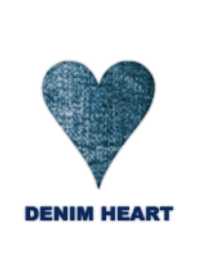 Blue Denim Heart