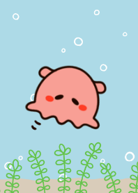 可愛的海章魚主題。