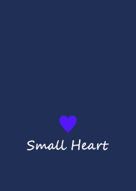 Small Heart *Navy Purple 18*