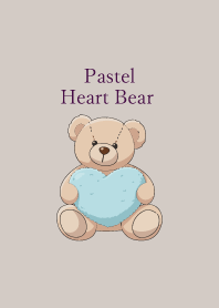 Pastel Heart Bear.6
