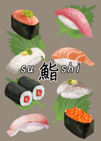 .Japanese sushi.