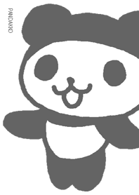 ぱんだっこ グレー