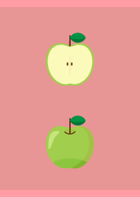 Half a green apple on LP