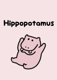 Cute pink hippo theme