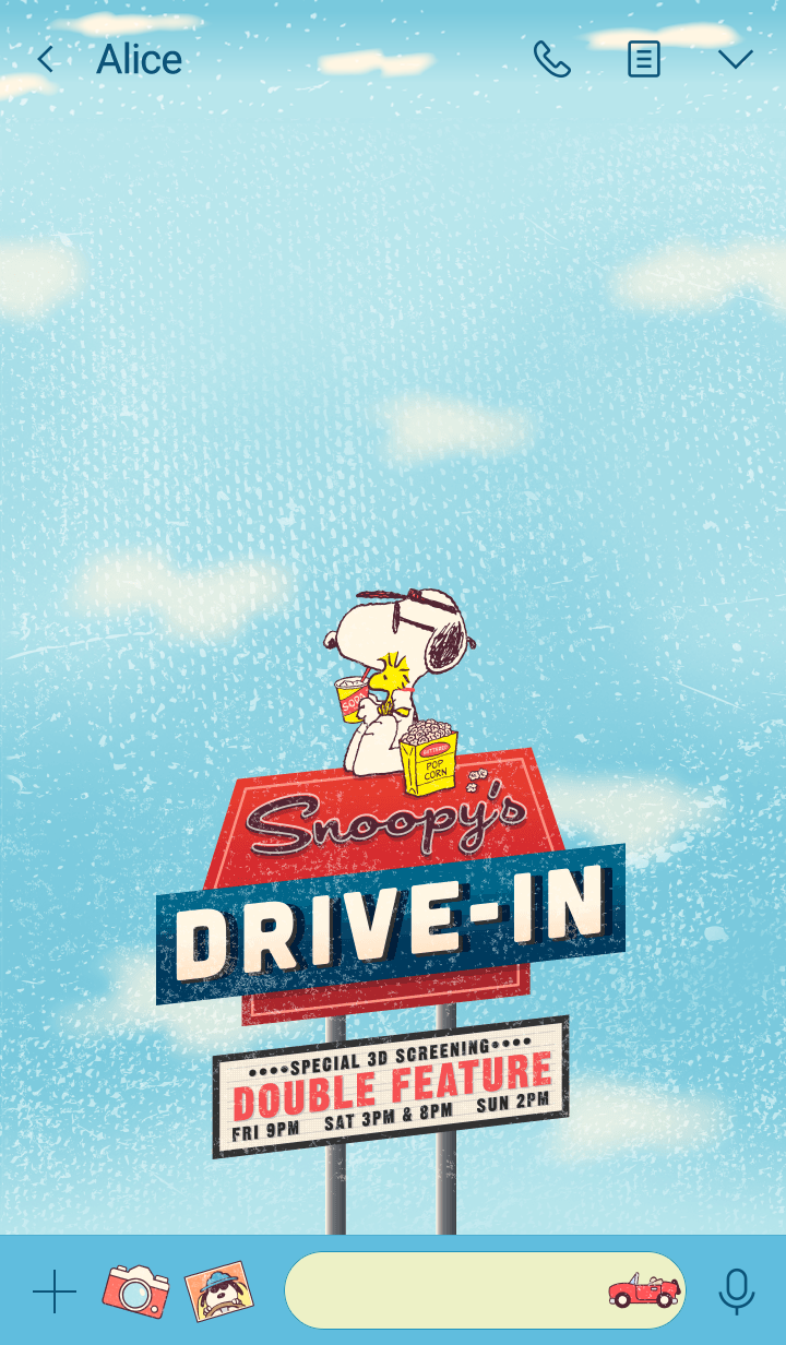 ไปขับรถเล่นกับ Snoopy