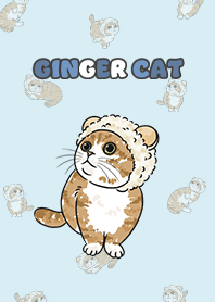 gingercat10 - light blue