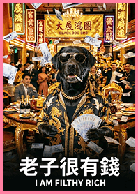 金運加持!有錢ㄟ黑狗兄1H粉紅色 凱瑞精選集