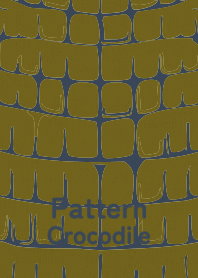 Pattern Crocodile olive
