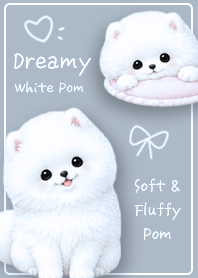 Fluffy Pomeranian blue