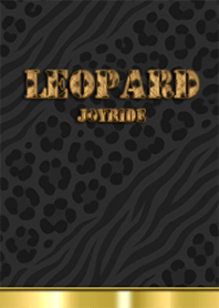 Zebra + Leopard print Black