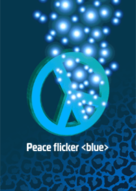 Peace flicker <blue>