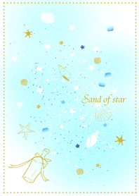Sand of star-star sand