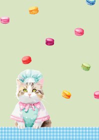 moss green 猫のパティシエ2