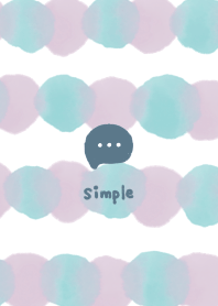 watercolor dot -blue purple-