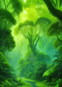 Foggy forest   4DBc71