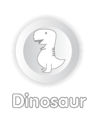white Dinosaur theme