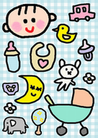 Baby theme x blue