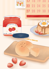 Bread with Strawberry
