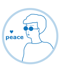 PEACE BOY (#17/blue)