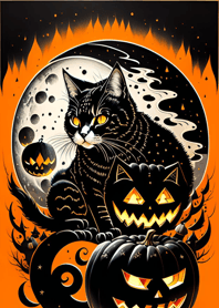 halloween cat 2C4080