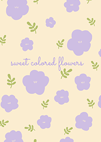 Purple Flowers in Summer