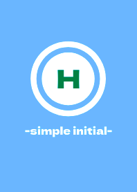 simple initial-H- THEME 54