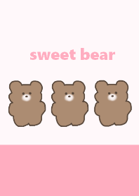 sweet bear /pink