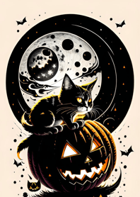 cat halloween 8A5574