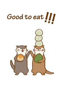 水獺的中秋節(純白色)