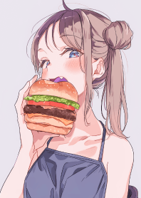 Come and eat hamburger 4