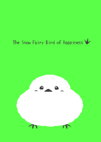 Snow Fairy Bird of happiness-NEON GREEN