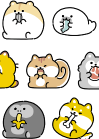 もぐもぐアニマルの着せかえ