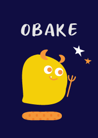 OBAKE - cute little ghosts BLACK