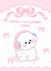 Ribbon sweet puppy ( pink )