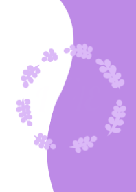 purple white minimalist