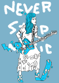 NEVER STOP MUSIC / STREET SKATER 013