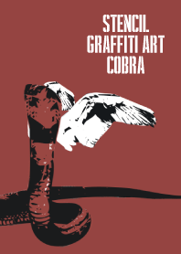 Stencil Graffiti ART Cobra