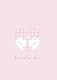 ねことハート.*♡ ピンク